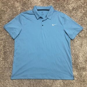Nike blue Dri-Fit polo shirt Size XL